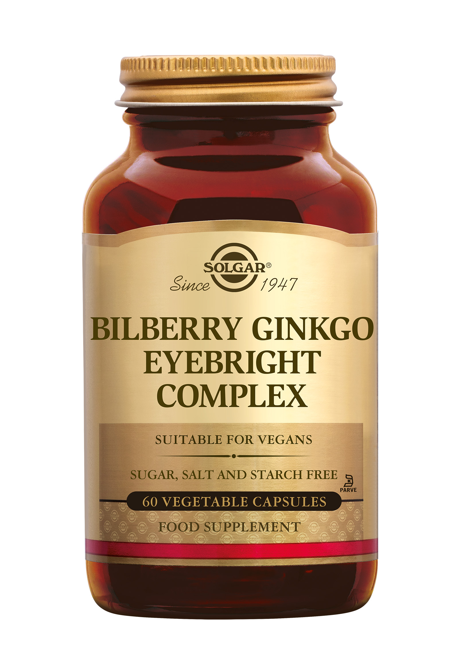 Solgar Bilberry Ginkgo Eyebright Complex (60 stuks)