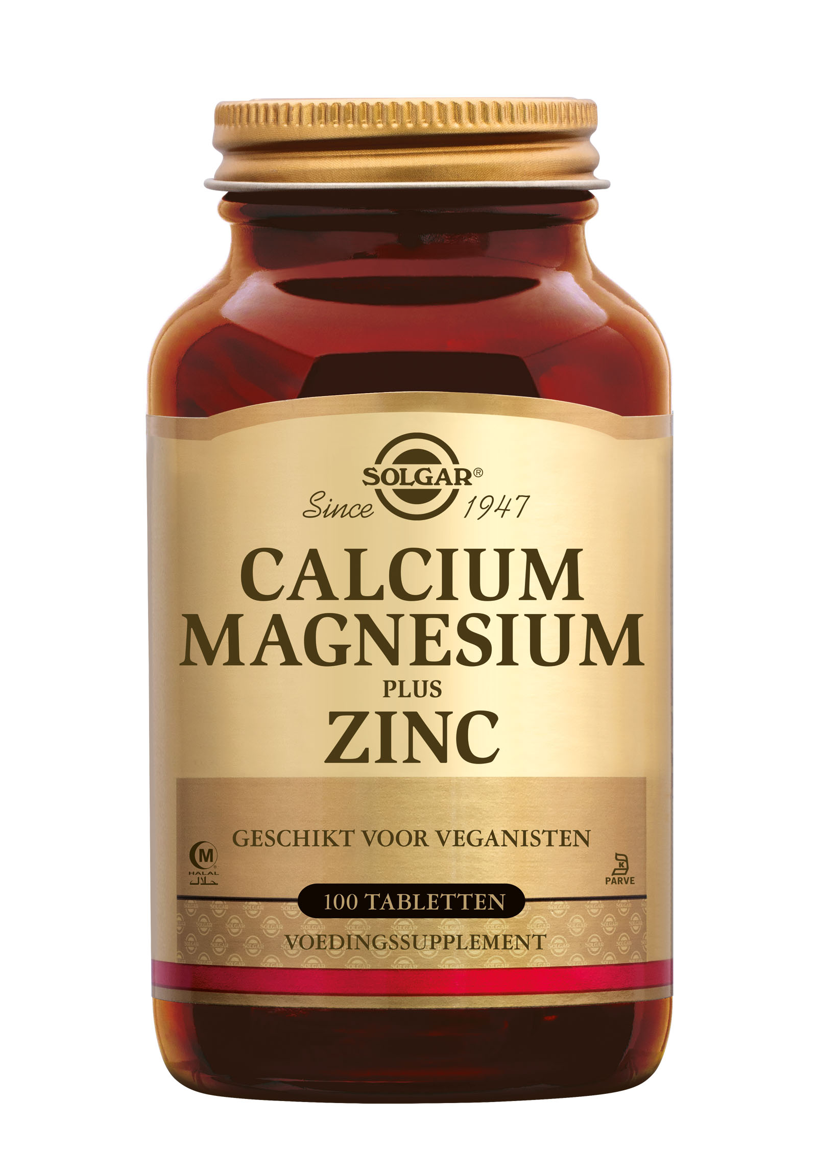 Solgar Calcium Magnesium plus Zinc (100 stuks)