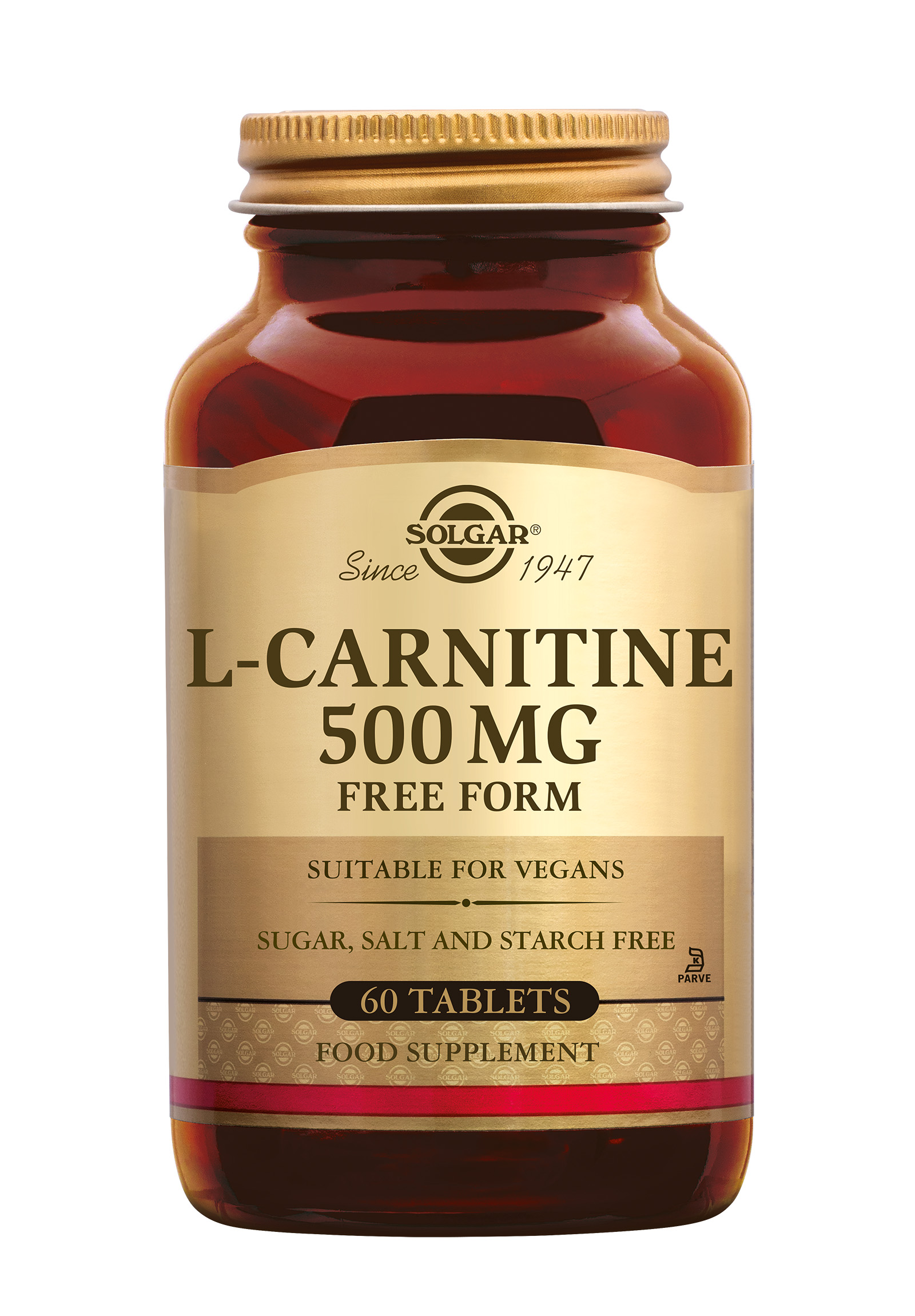 Solgar L-Carnitine 500 mg (60 stuks)