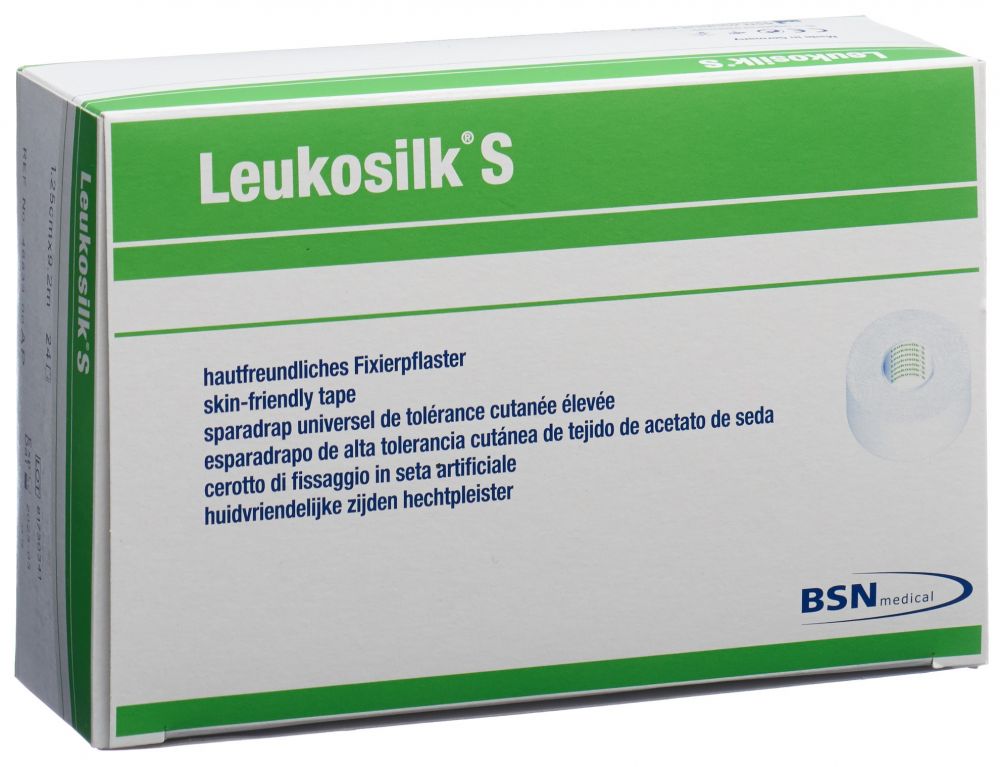 LEUKOSILK 9.2MX1.25CM 1ST