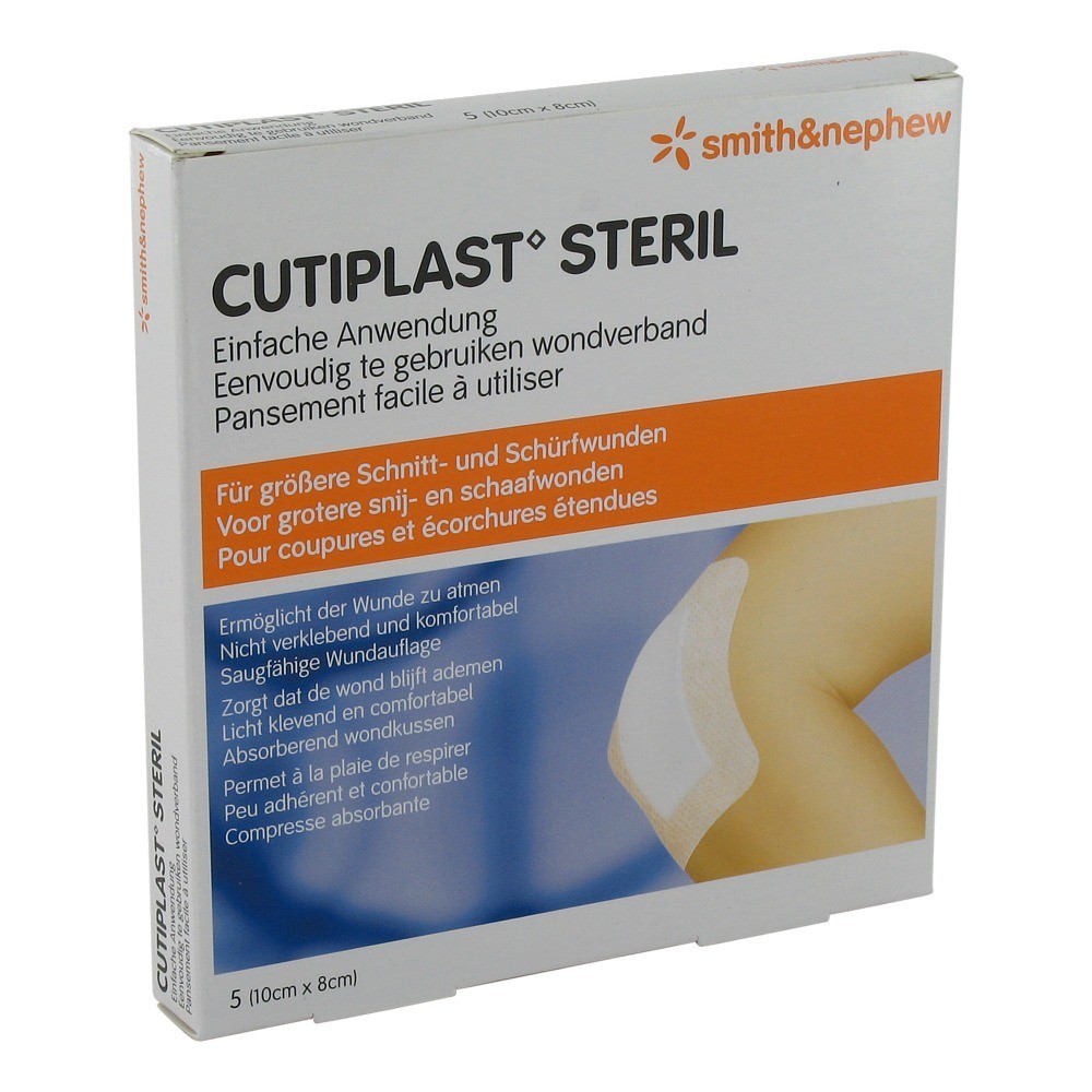 CUTIPLAST STERIEL 10X8- 5ST