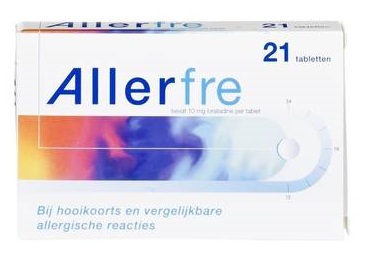 ALLERFRE ANTIHOOIKRTS 10MG UAD 21TB