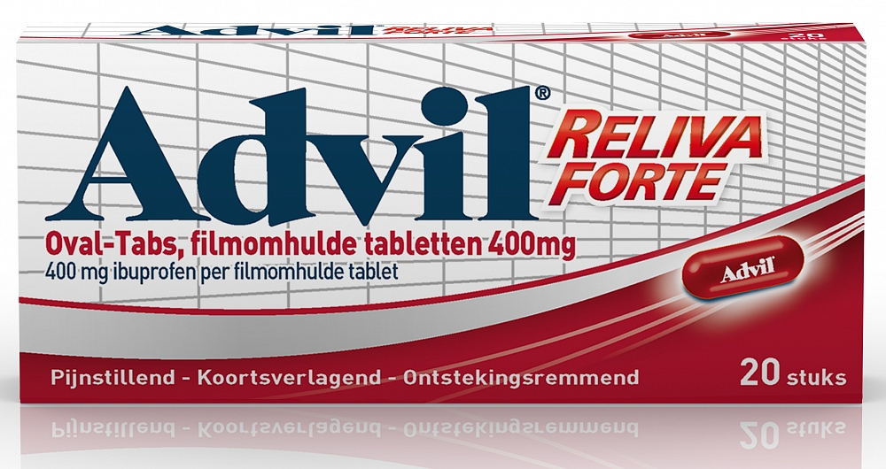 ADVIL RELIVA FORTE OVAL UAD # 20TB