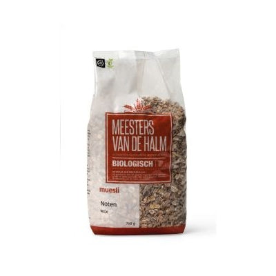 DE HALM MUESLI NOTEN BIO 750GR