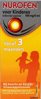 NUROFEN KINDERSUSPENSIE SV UAD 100ML