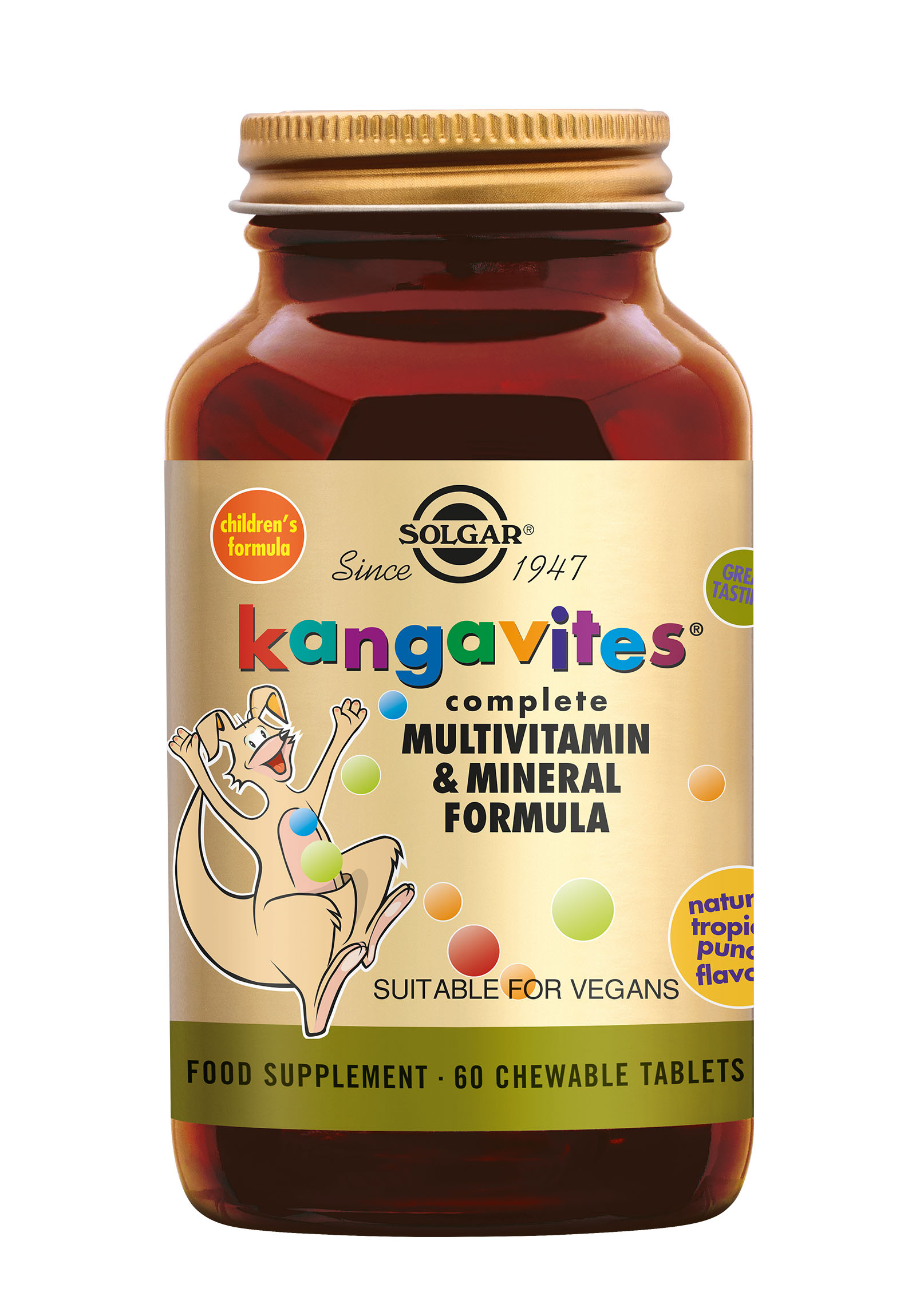 Solgar Kangavites™ Tropical Punch (60 stuks)