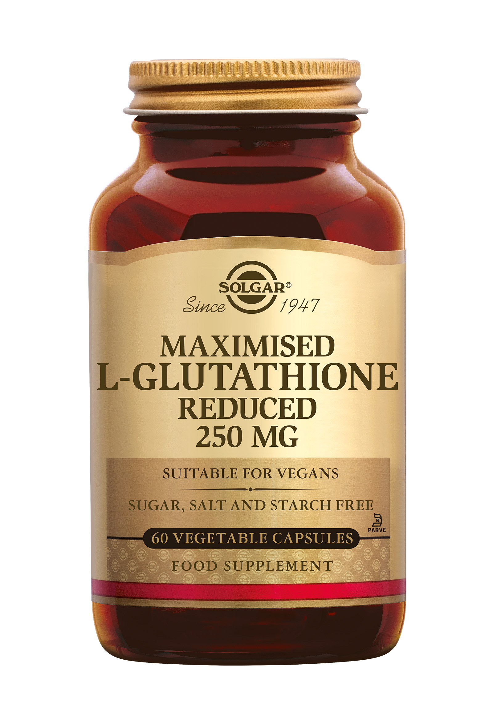 Solgar Maximised L-Glutathione 250 mg (60 stuks)