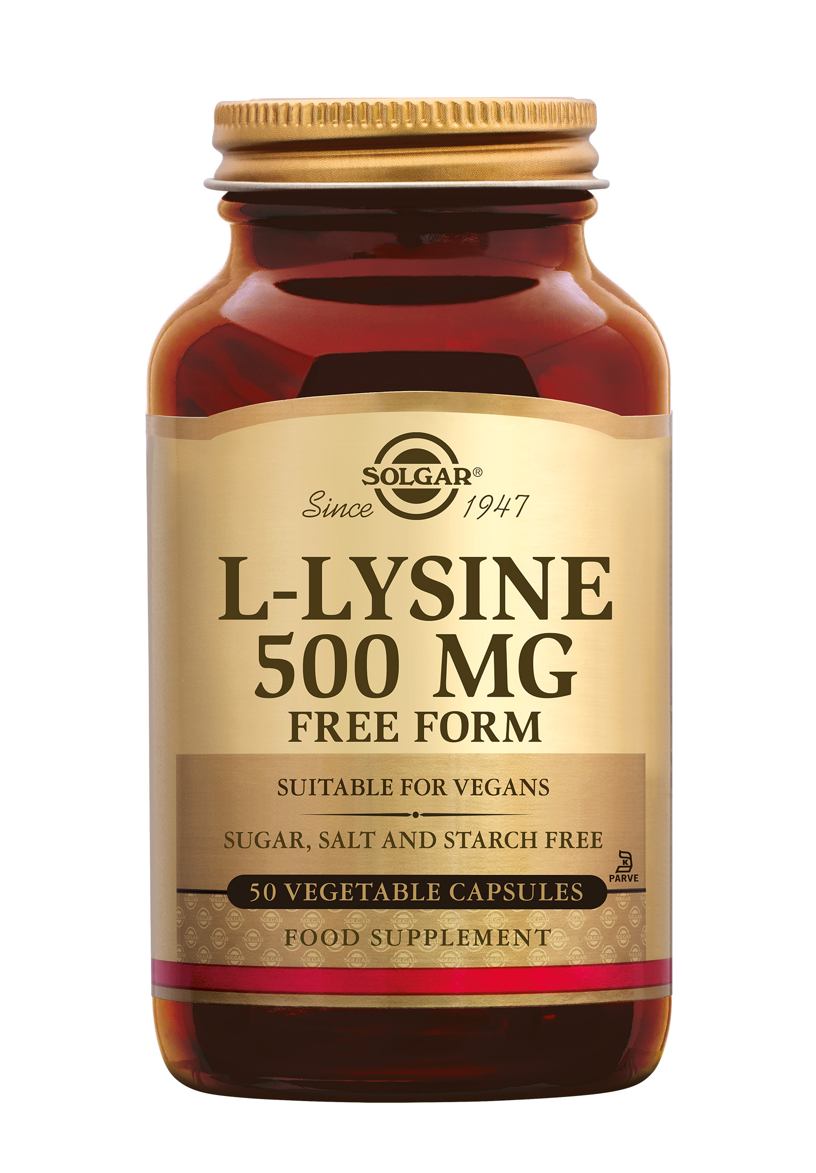 Solgar L-Lysine 500 mg (50 stuks)