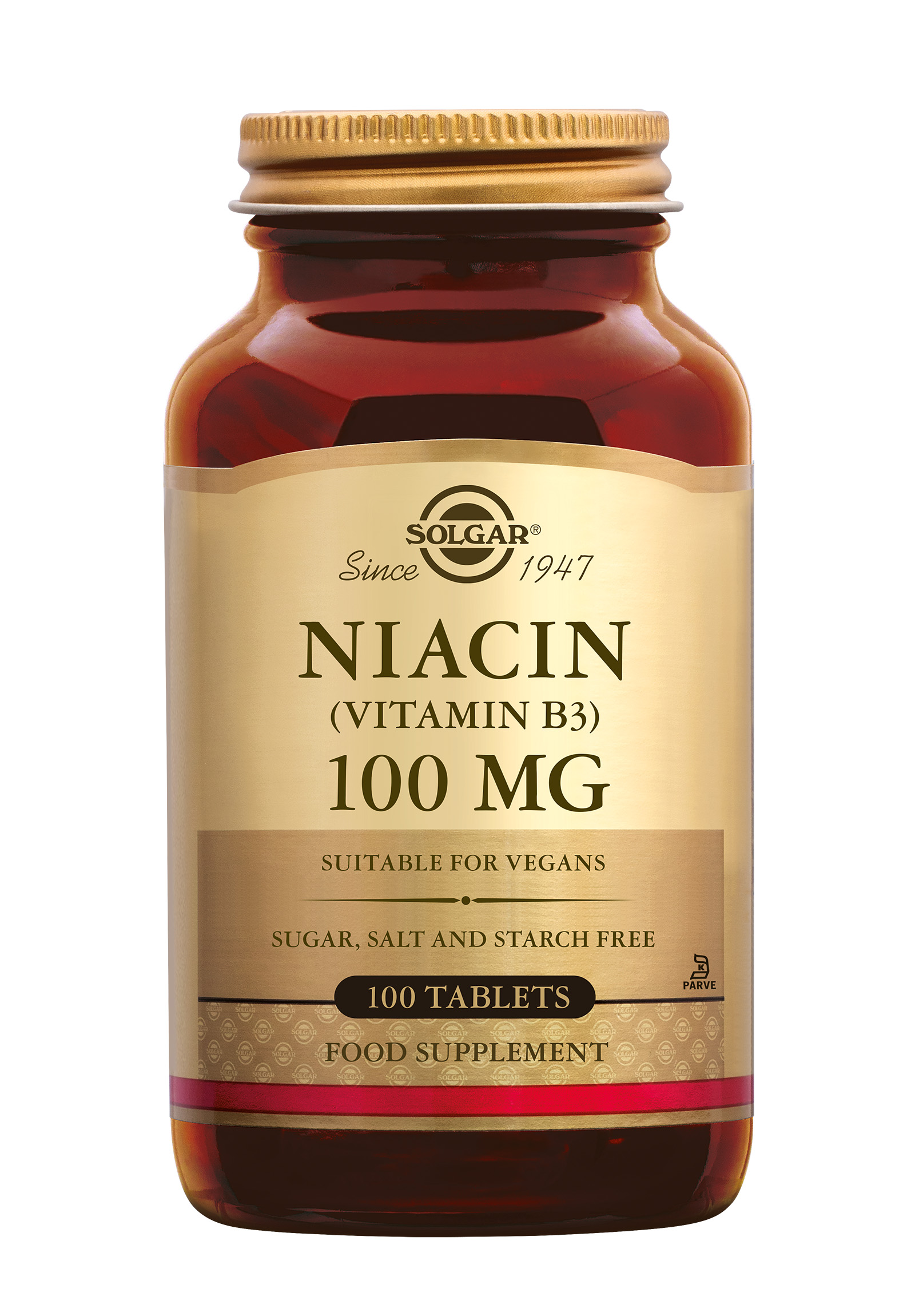 Solgar Niacin 100 mg (100 stuks)
