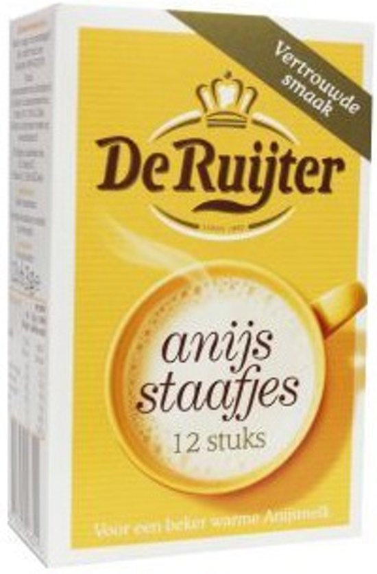 DE RUIJTER ANIJSSTAAFJES 12ST