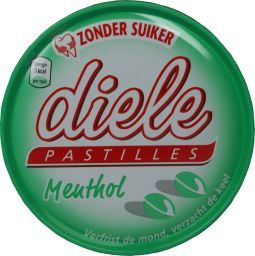 DIELE SUIKERVRY MENTHOL 50GR