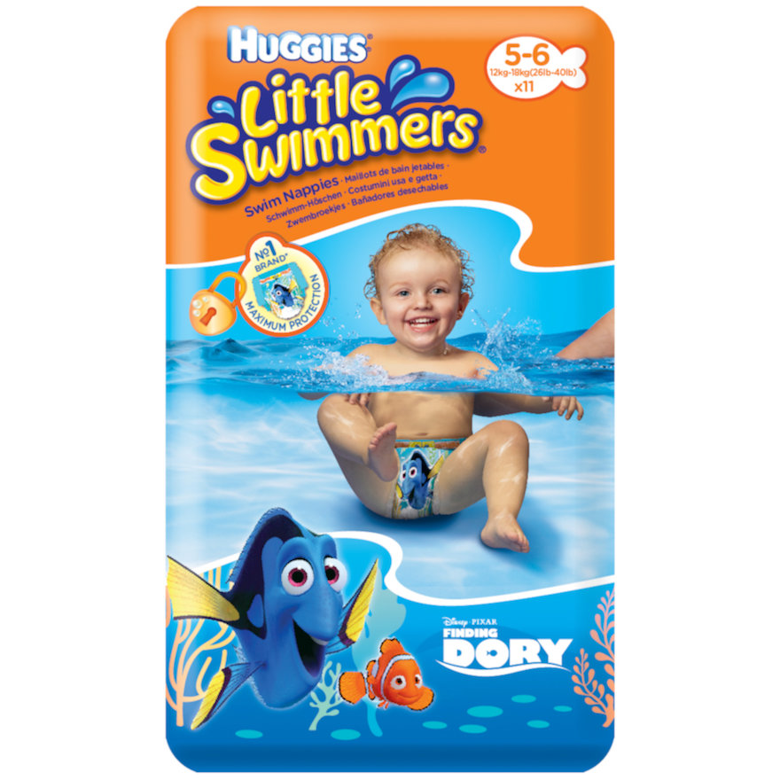 HUGGIE LITTLE SWIMMERS 5/6 11ST