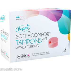 BEPPY SOFT COMFORT TAMPONS WET 8ST