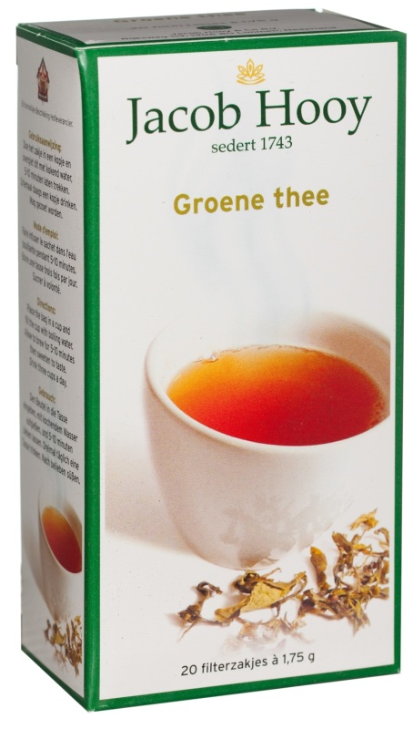 HOOY GROENE THEE ZAKJES 20ST