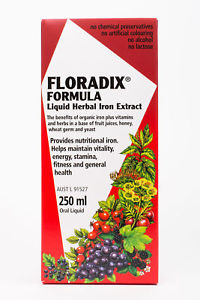 SALUS ELIXER FLORADIX IJZER 250ML