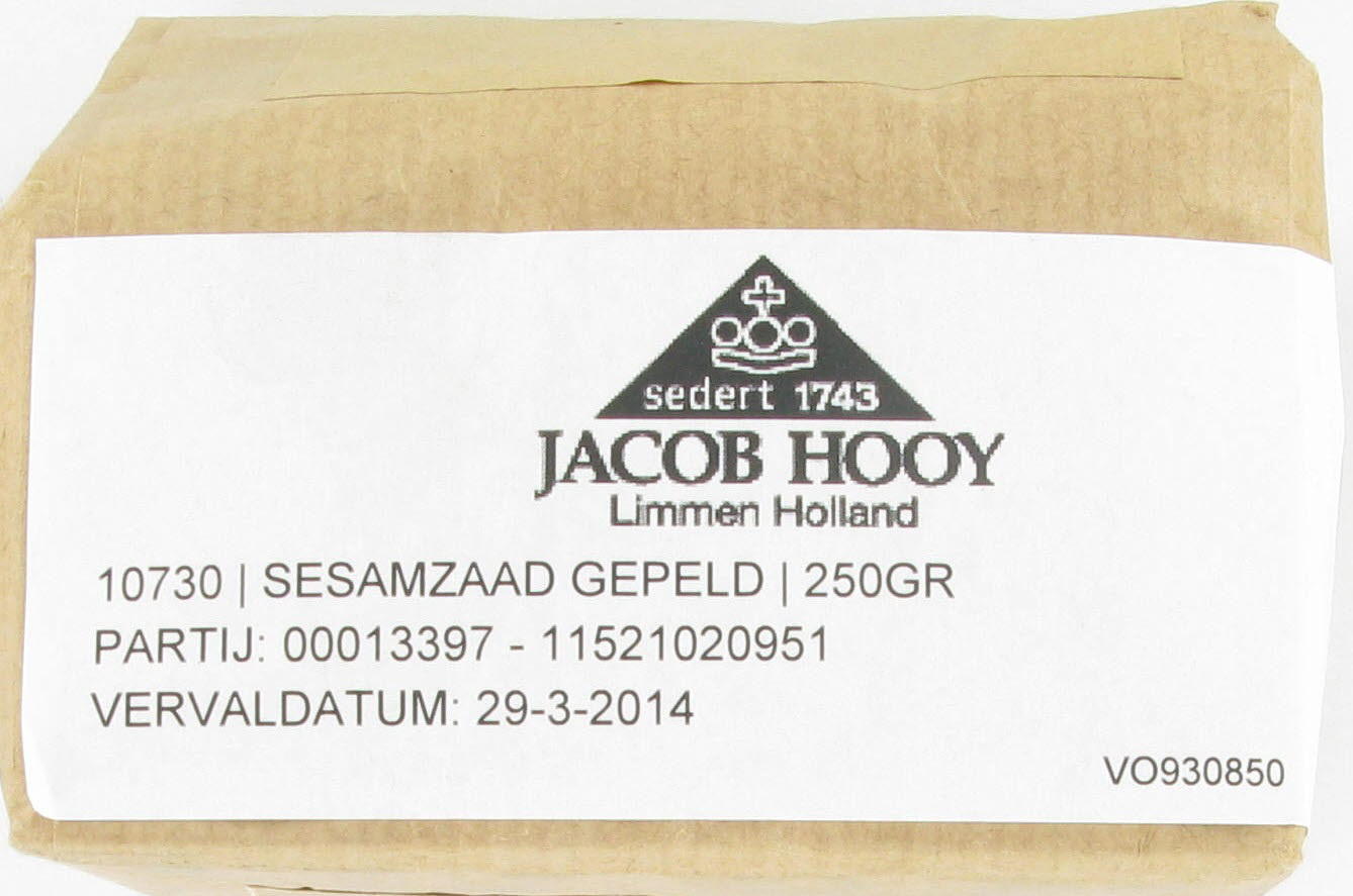 HOOY SESAMZAAD HEEL 250GR