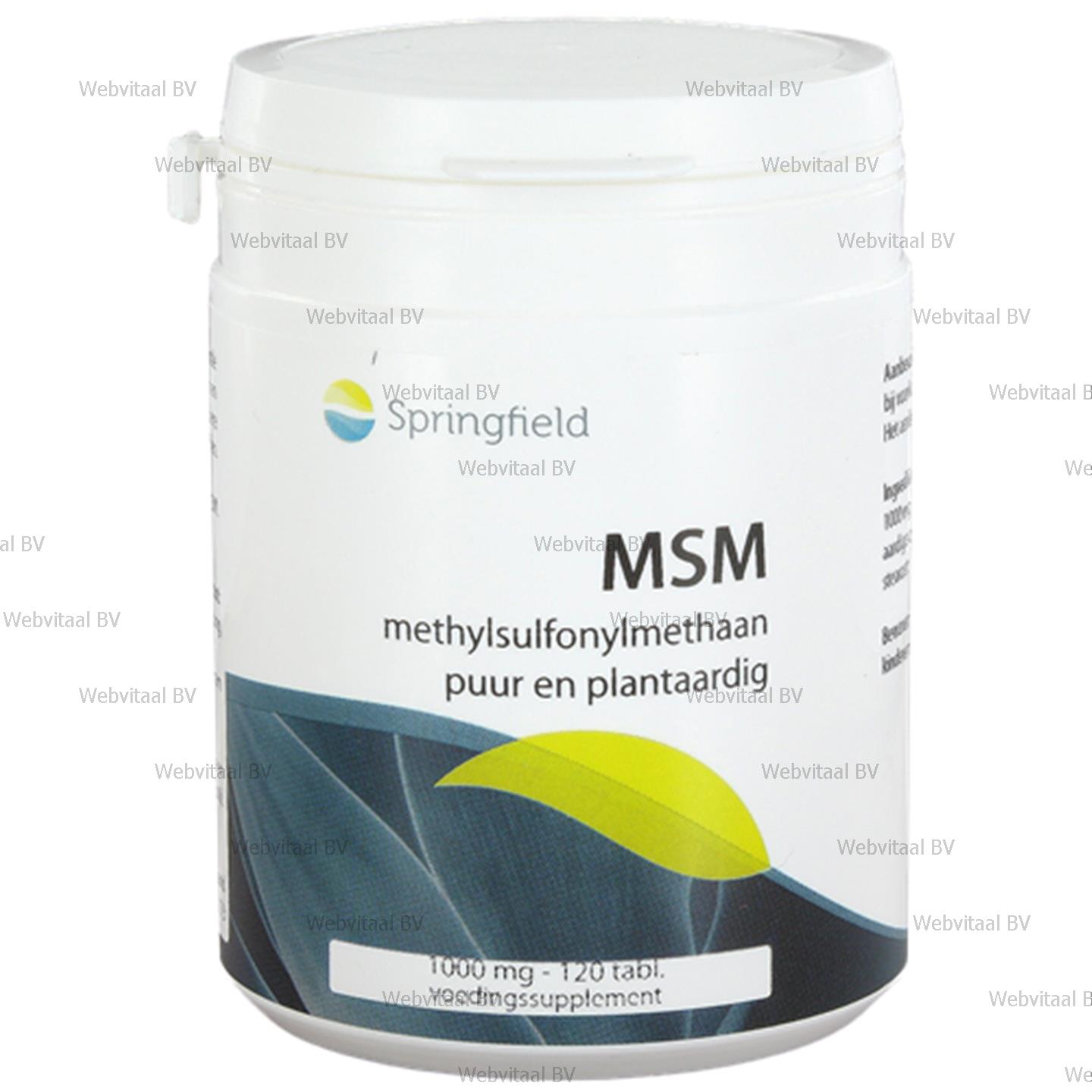 SPRING MSM LIQNISUL 1000MG 120CP