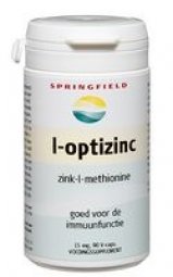 SPRING ZINK L METHIONINE 15MG 90CP