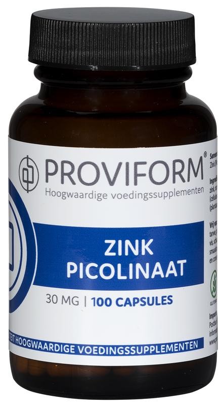 PROVIFORM ZINK PICOLINAAT 30MG 100VCP