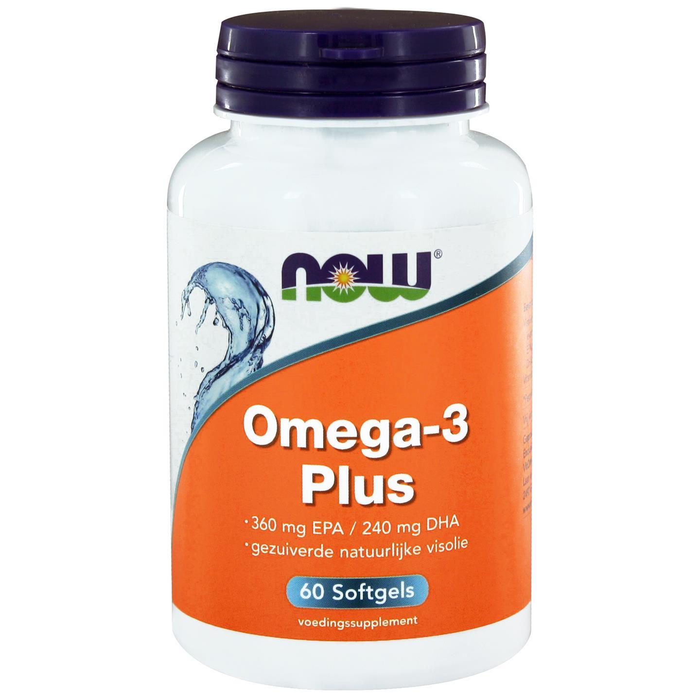 NOW OMEGA 3 PLUS 60ST