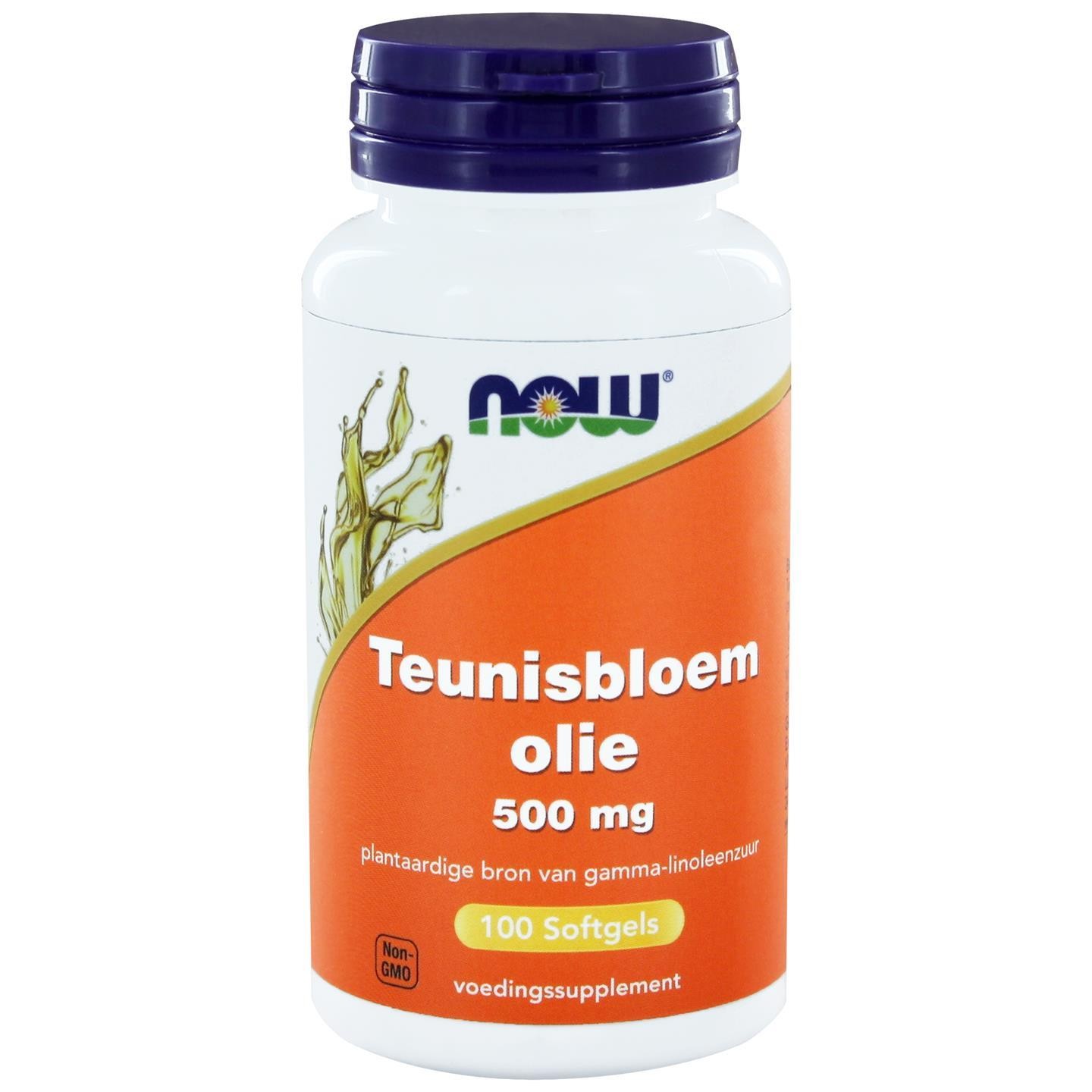 NOW TEUNISBLOEMOLIE 500MG 100SG