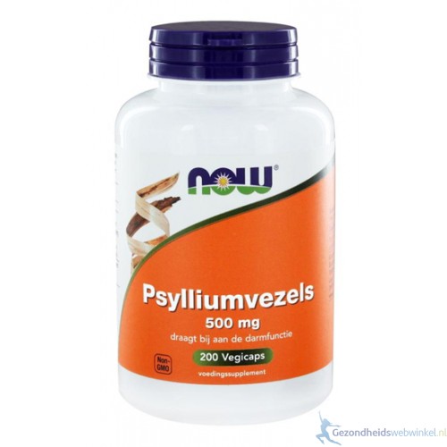 NOW PSYLLIUMVEZELS 500MG 200CP