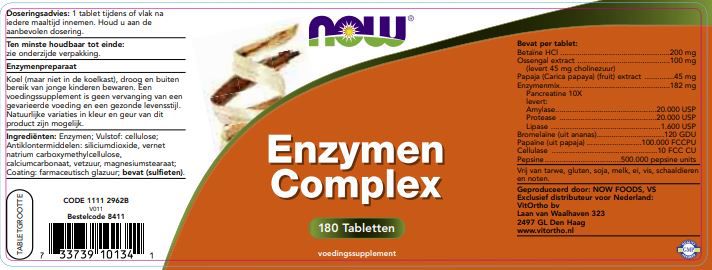 NOW ENZYMEN COMPLEX 180TB