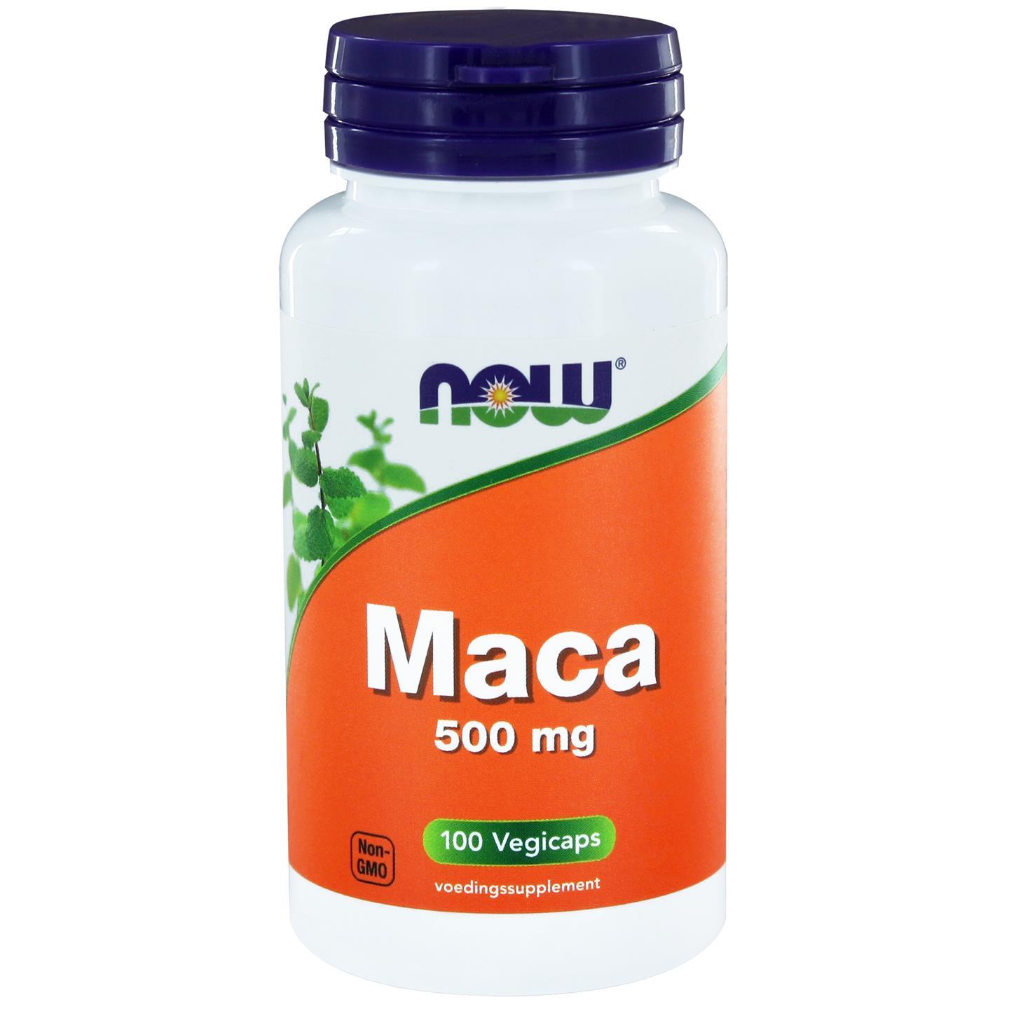 NOW MACA 500MG 100CP