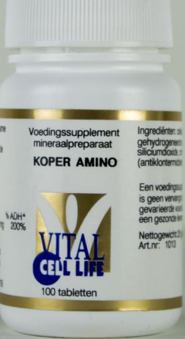 VITAL CL KOPER AMINO 2MG 100TB