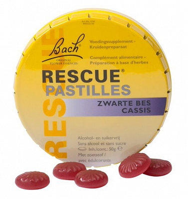 BACH RESCUE PASTILLES ZW BES 50GR