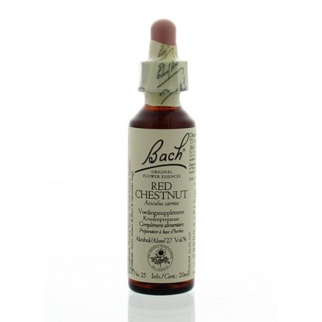 BACH RED CHESTNUT ROOD KAST 25 20ML