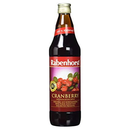 RABENHORST CRANBERRYSAP 100% 750ML