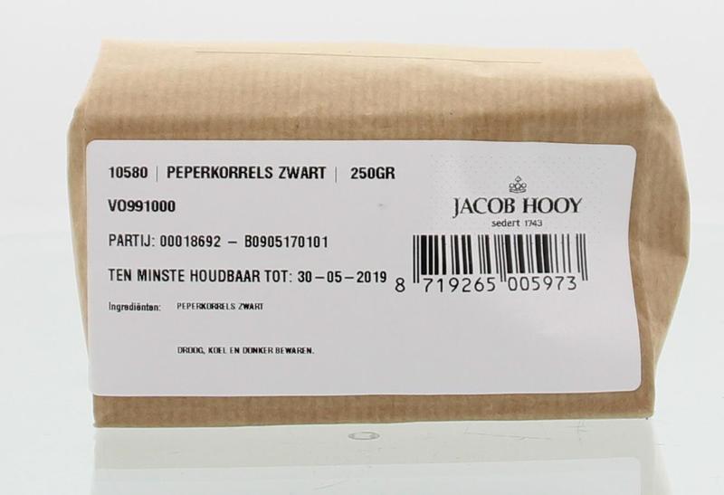 HOOY PEPERKORREL ZWART HEEL 250GR