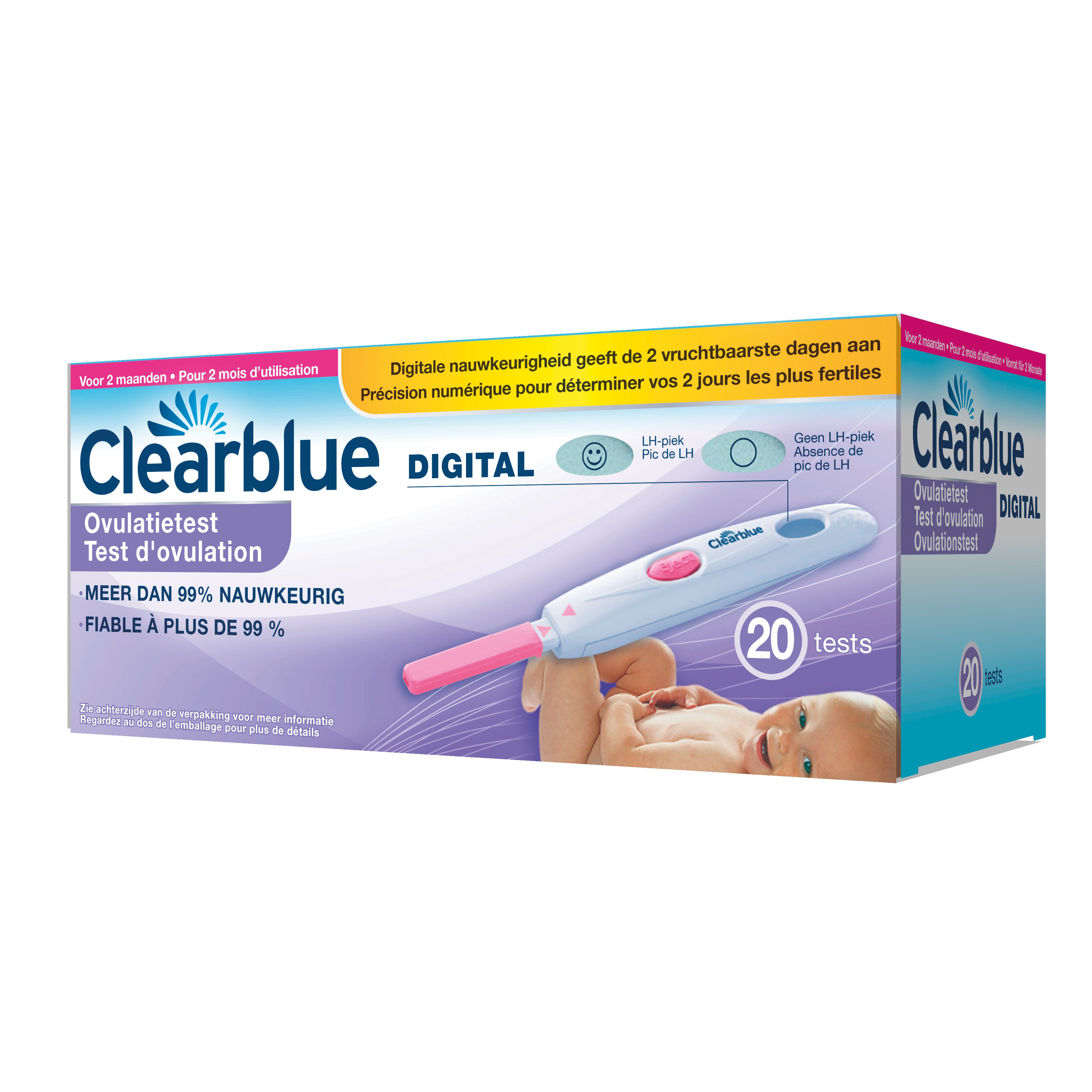 CLEARBLUE OVULATIETEST DIGI- 20ST