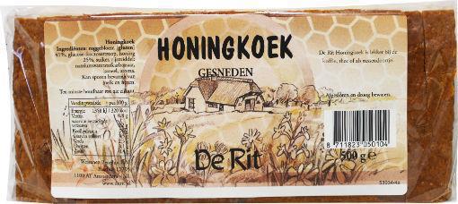 DE RIT HONINGKOEK RECHT 500GR