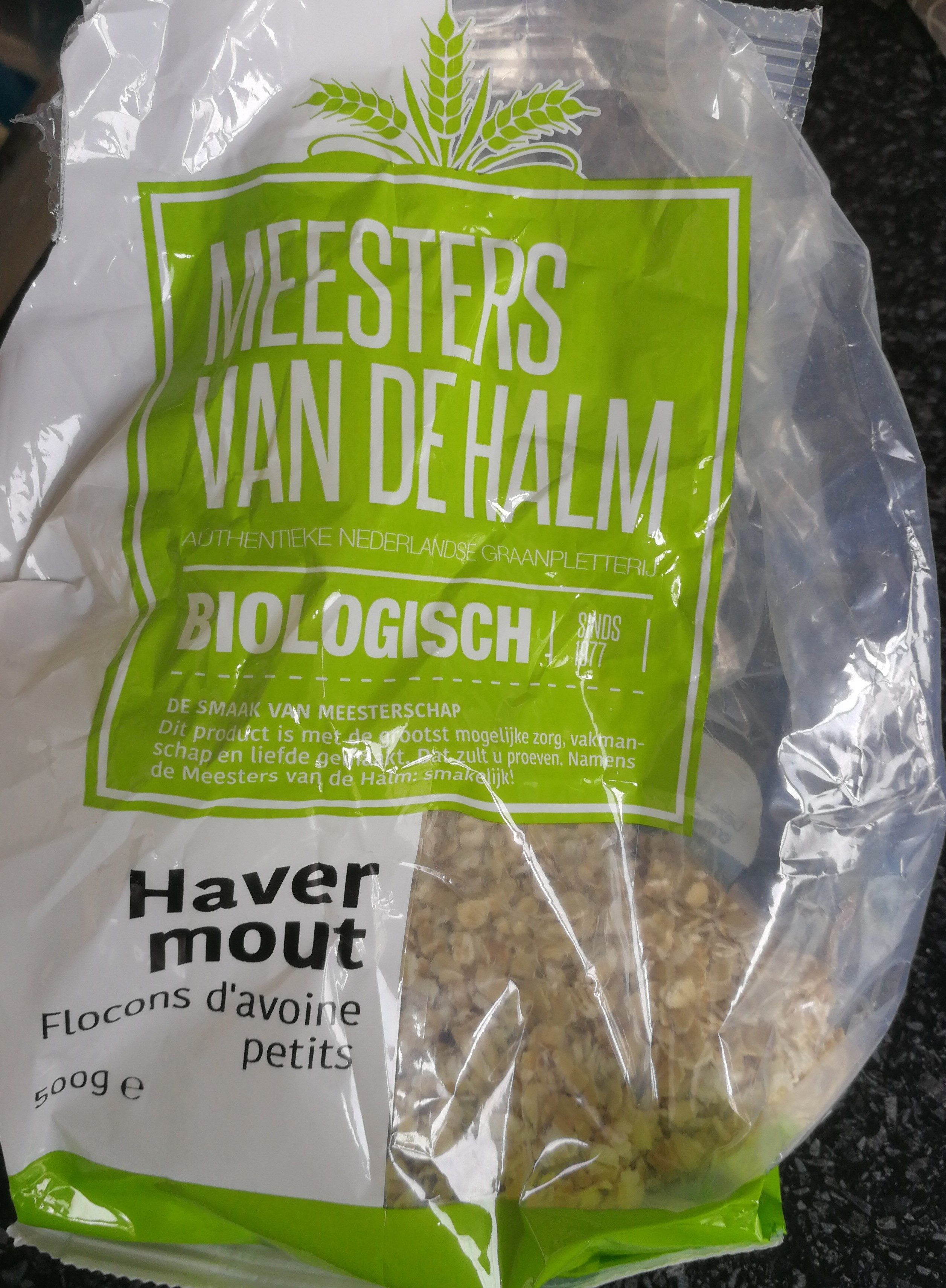 DE HALM HAVERMOUT GV BIO 750GR