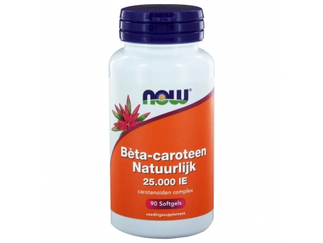 NOW BETA CAROTEEN NAT 25000IE 90ST