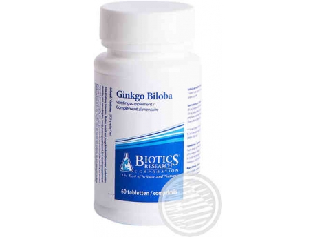 BIOTICS GINKGO BILOBA 24% EXTR 60TB