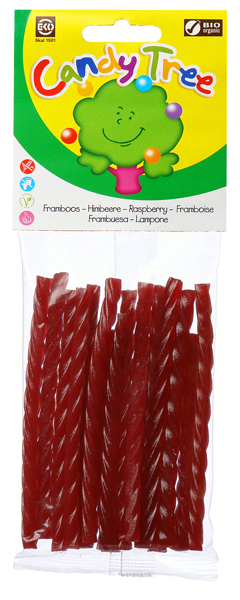 CANDY TREE FRAMBOZENKABELS BIO 75GR
