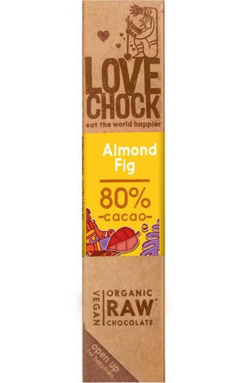 LOVECHOCK ALMOND&FIG BIO 40GR