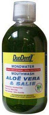 DUODENT MONDWATER ALOE/SALIE 100ML