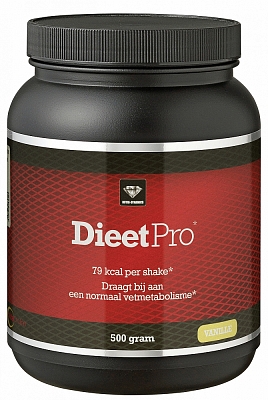 DIEET PRO SHAKE VANILLE 500GR