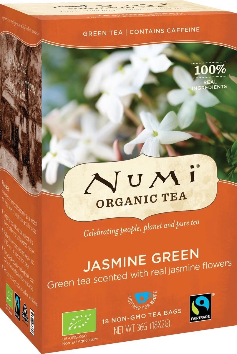 NUMI ORG TEA JASMINE GREEN BIO 18ST