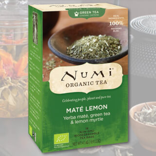 NUMI ORG TEA MATE LEMON BIO 18ST