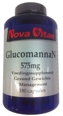 NOVA VITAE GLUCOMANNAN KONJAC 180CP