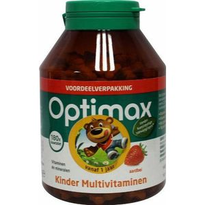 OPTIMAX KINDER MULTI AARDBEI- 90TB