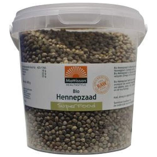 MATTISSON HENNEPZAAD ONGEP BIO 400GR