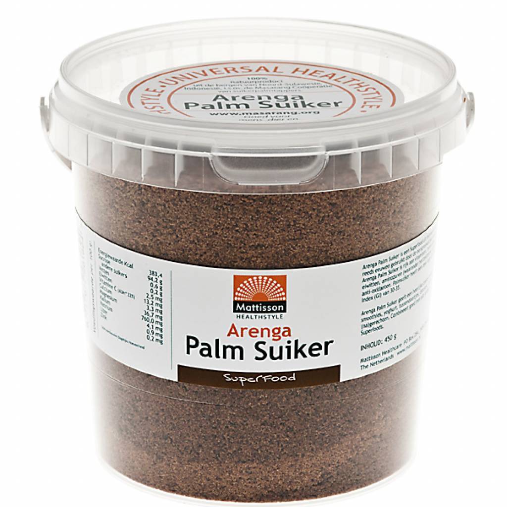 MATTISSON PALMSUIKER ARENGA 450GR