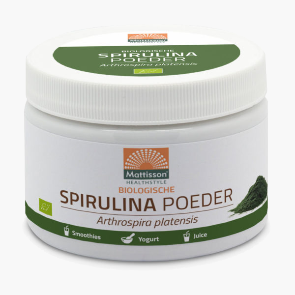 MATTISSON SPIRULINA POEDER 125 GRAM