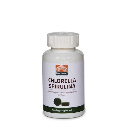 MATTISSON CHLORELLA SPIRULINA 500MG 240 STUK